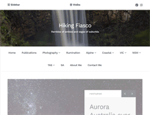 Tablet Screenshot of hikingfiasco.com